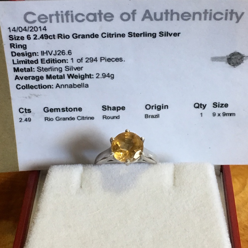 Citrine Ring
